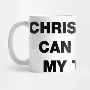 Chris Witty can suck my titty rhyme black design Mug